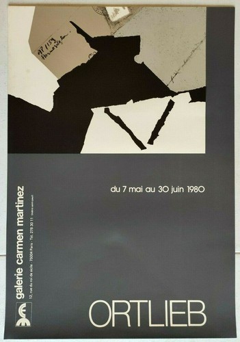 Affiche art expo ortlieb - art,